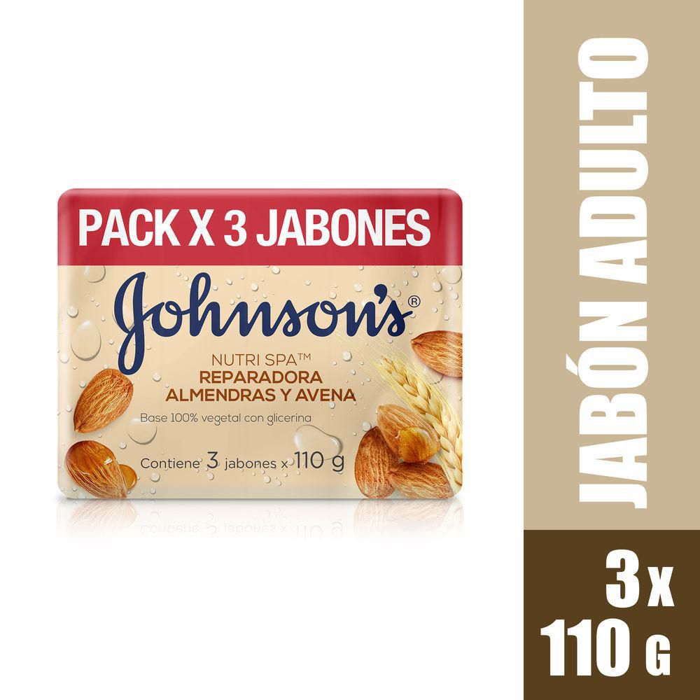 Jabón JOHNSON S Avena Barra x3und 110gr (330 gr)