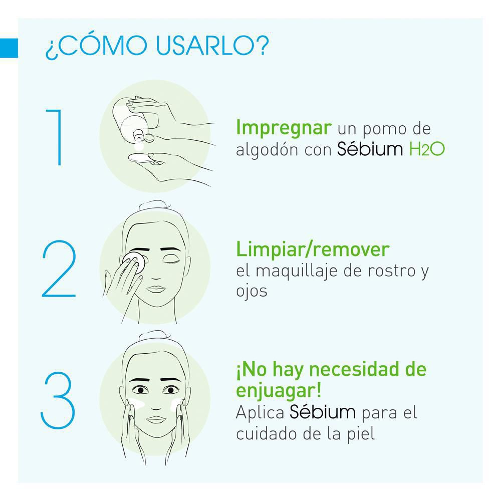 Agua micelar  BIODERMA H2O piel mixta a grasa (250  ml) img #4