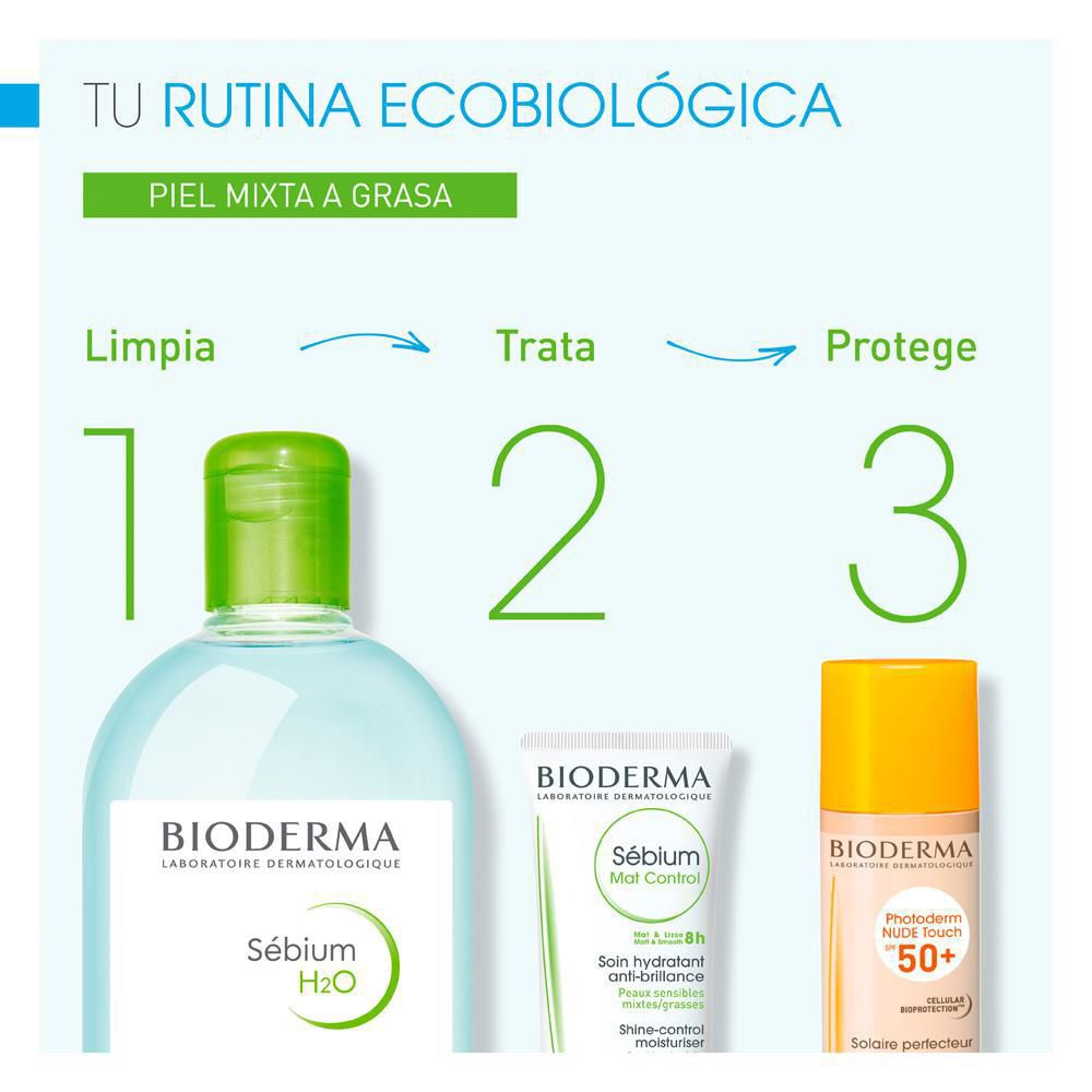 Agua micelar  BIODERMA H2O piel mixta a grasa (250  ml) img #5