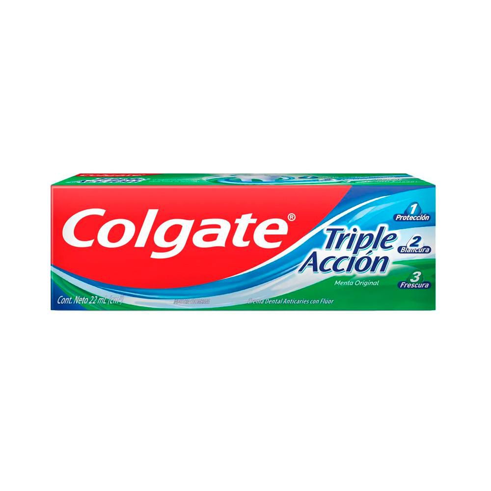 Crema dental COLGATE Triple acción (22 ml)
