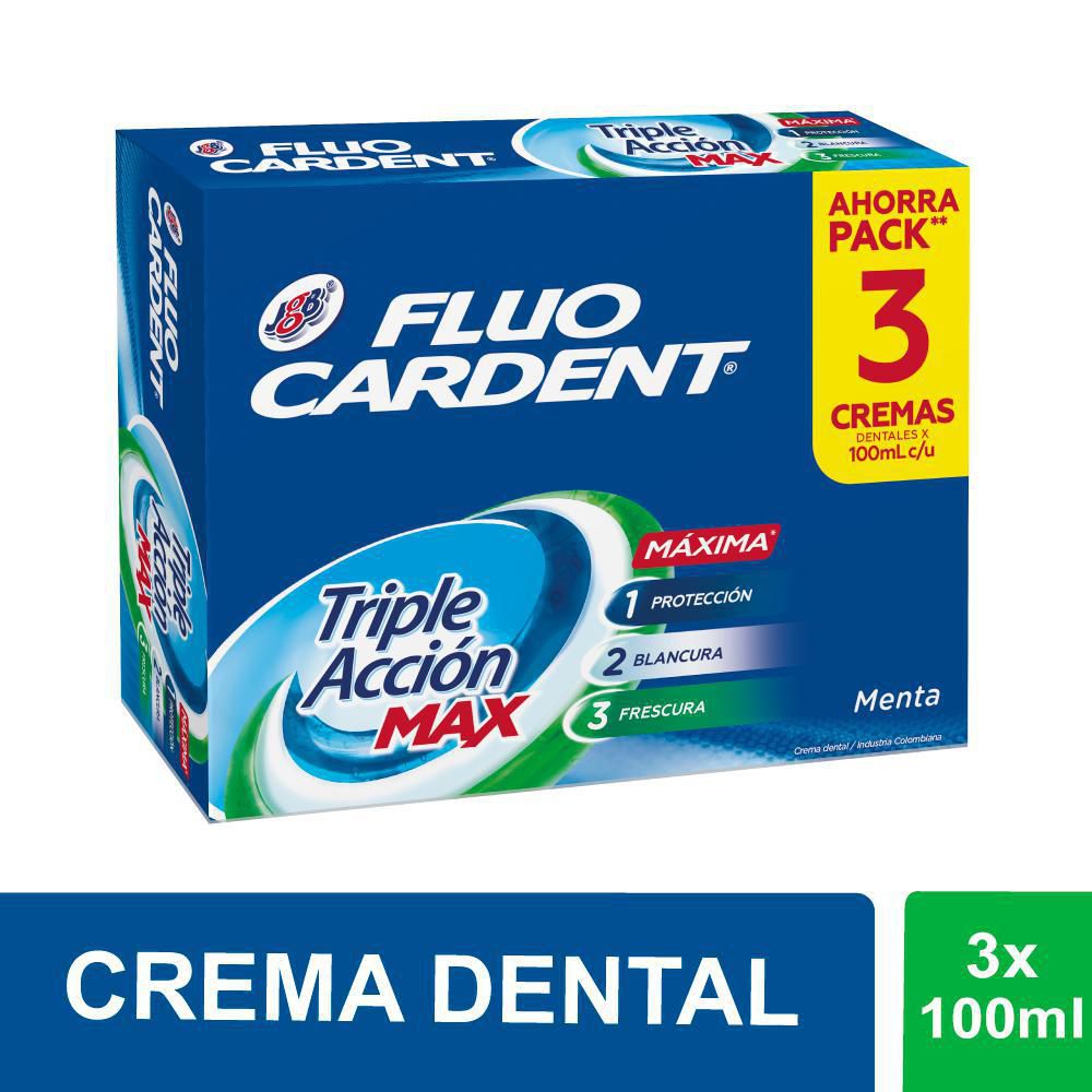 Crema Dental FLUOCARDENT Multiac Max (300  ml)