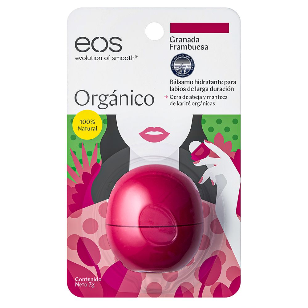 Bálsamo EOS Labial Granada Y Frambuesa (7  gr)