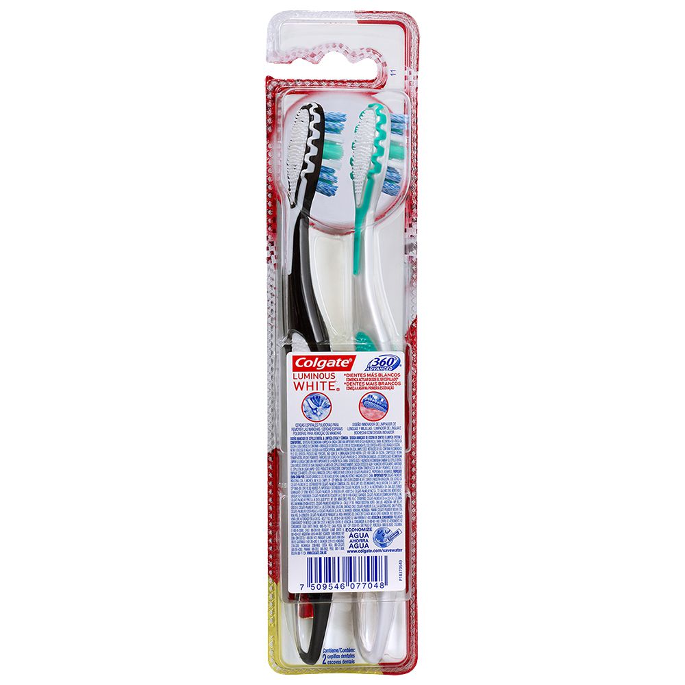 CEPILLO DENTAL COLGATE 360 Luminous White  (2  und) img #3