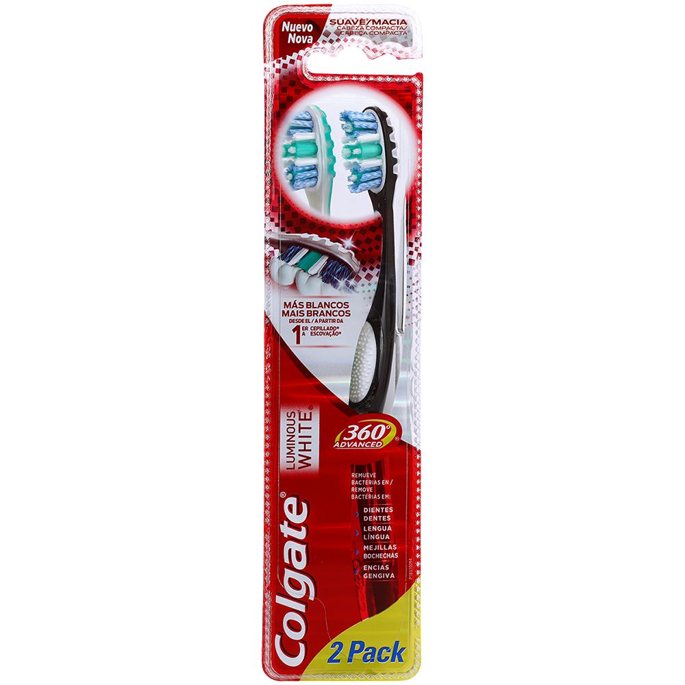 CEPILLO DENTAL COLGATE 360 Luminous White  (2  und) img #4