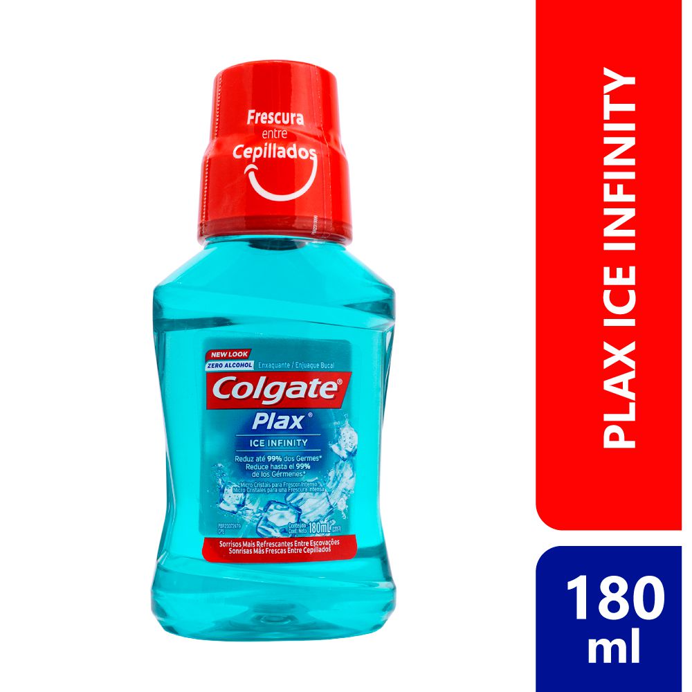 Enjuague Bucal + Crema Dental COLGATE Plax + Triple Acción (180  ml)