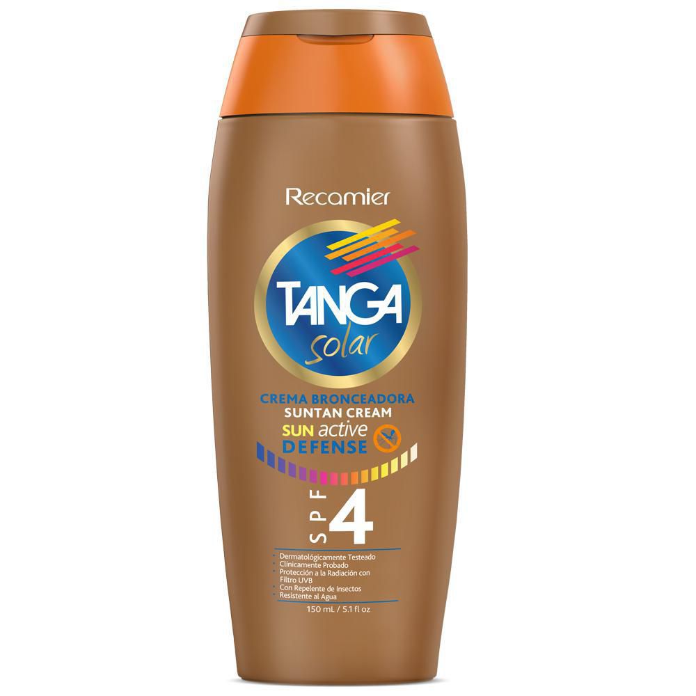 Crema TANGA Bronceadora Spf 4 (150  ml)