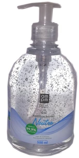 Gel antibacterial AMPM PLUS neutro (500 ml)