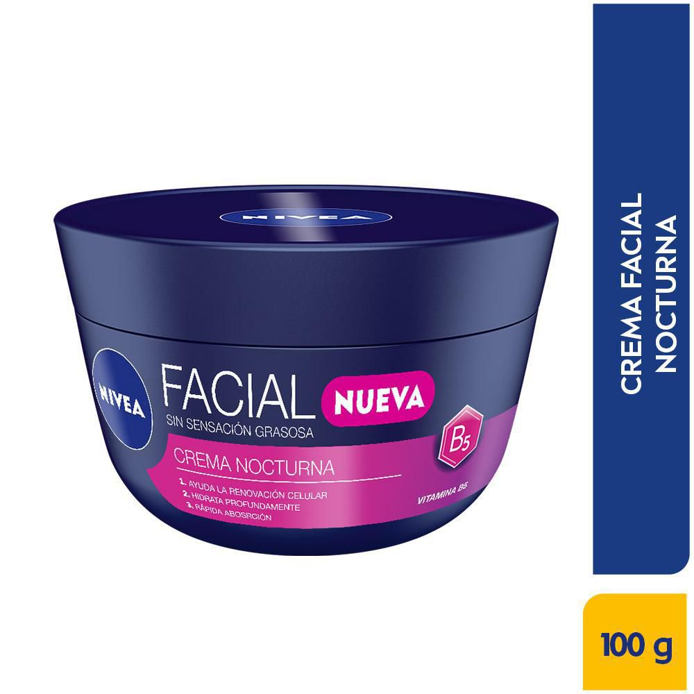 Crema facial NIVEA cuidado noche  (100  ml) img #2