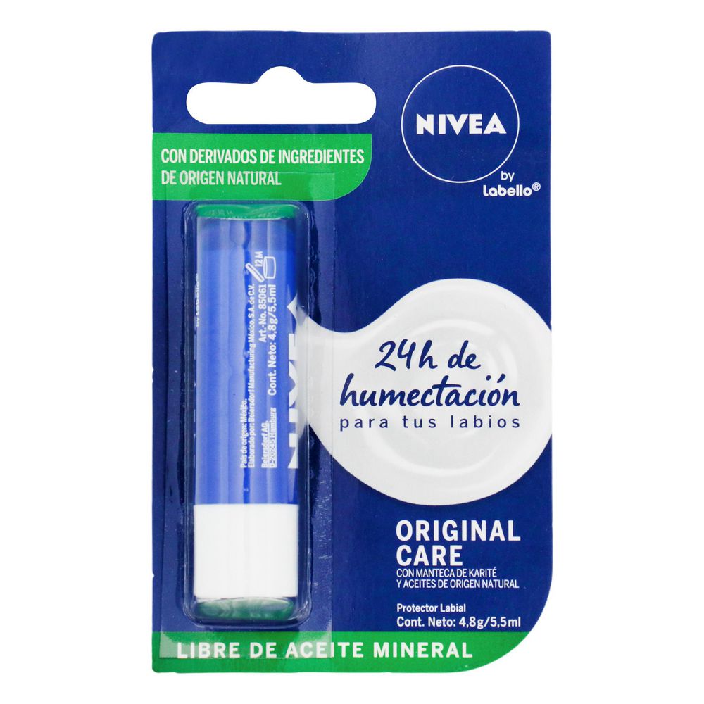 Protector labial NIVEA original essencial care (4.8 gr)