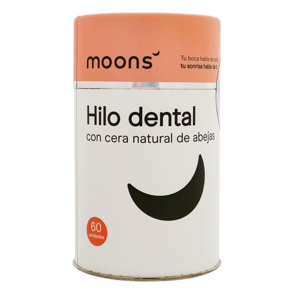 Hilo MOONS DENT CERA NAT ABEJAS (60  und)