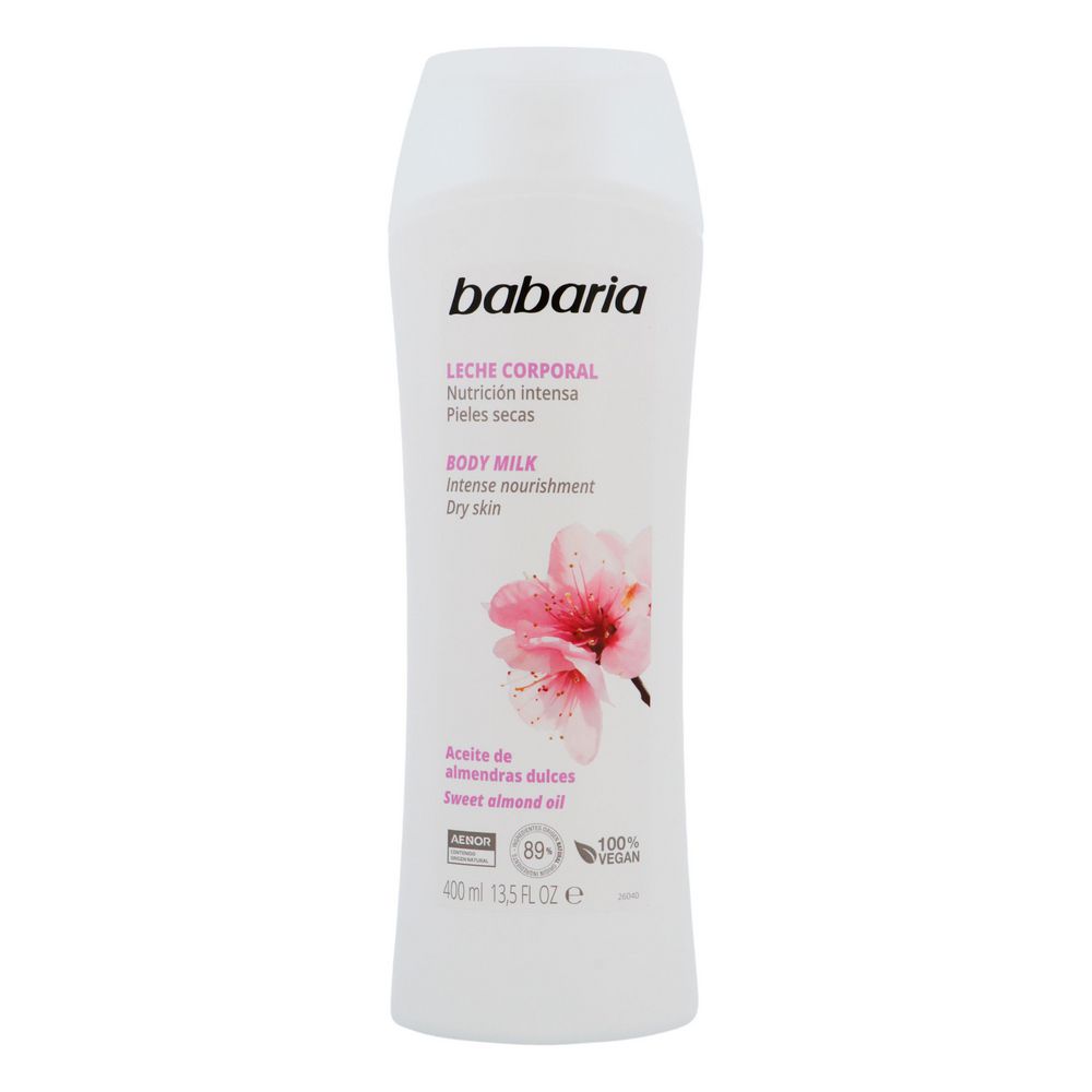 Aceite BABARIA LECHE ALMENDRAS (400  ml)