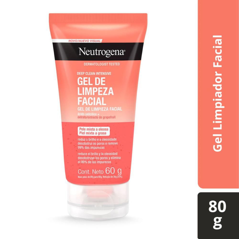 Gel Limpiador Facial NEUTROGENA Deep Clean Intensive Grapefruit (60 gr)
