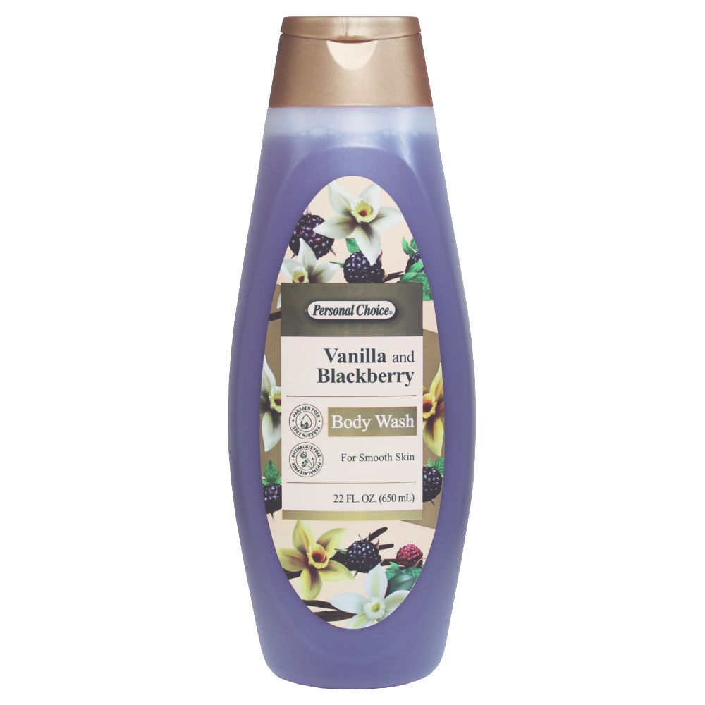 Gel de baño PERSONAL CHOICE MARCA EXCLUSIV vainilla blackberry (650 ml)