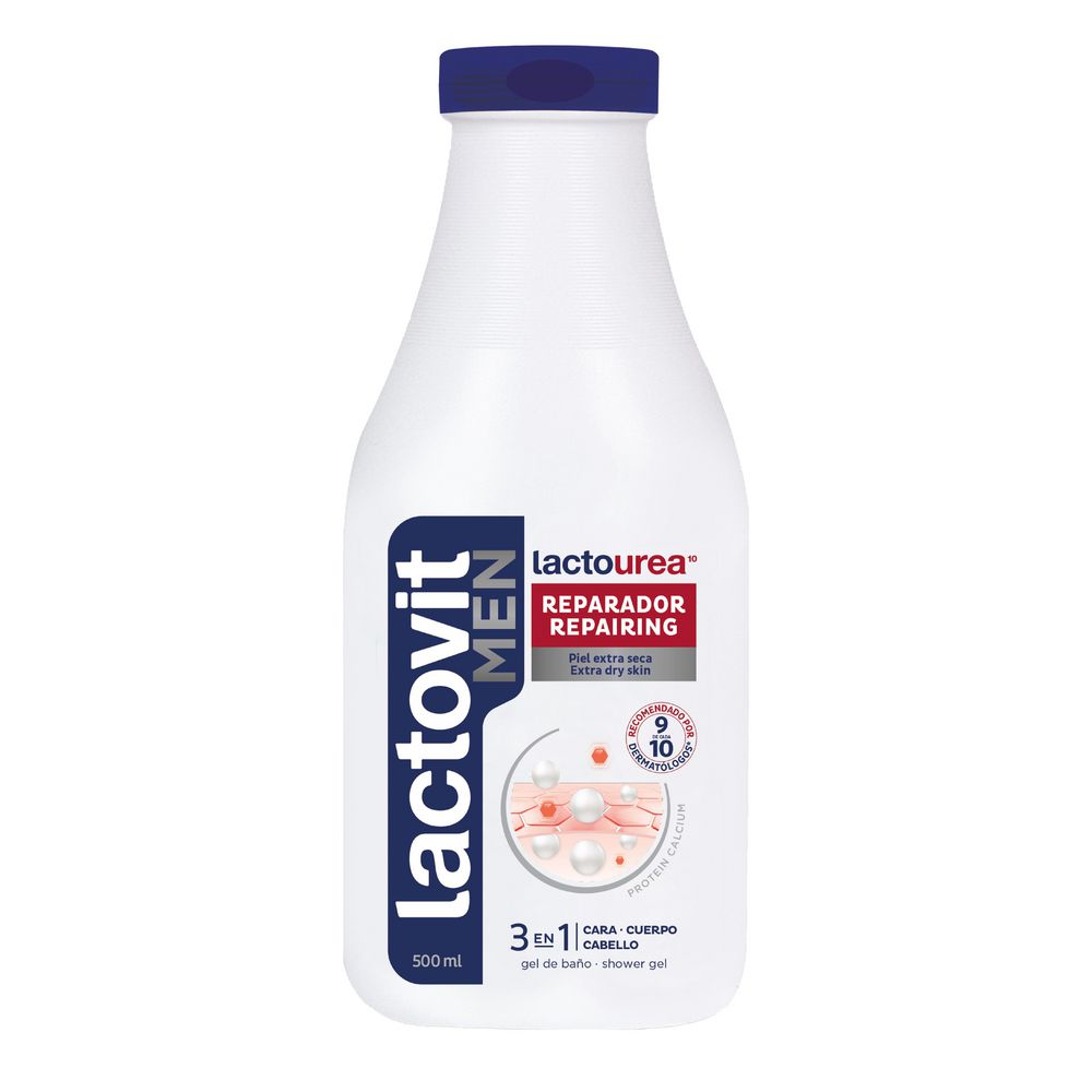 Gel LACTOVIT BA?O MEN 3 EN 1 (500 ml)