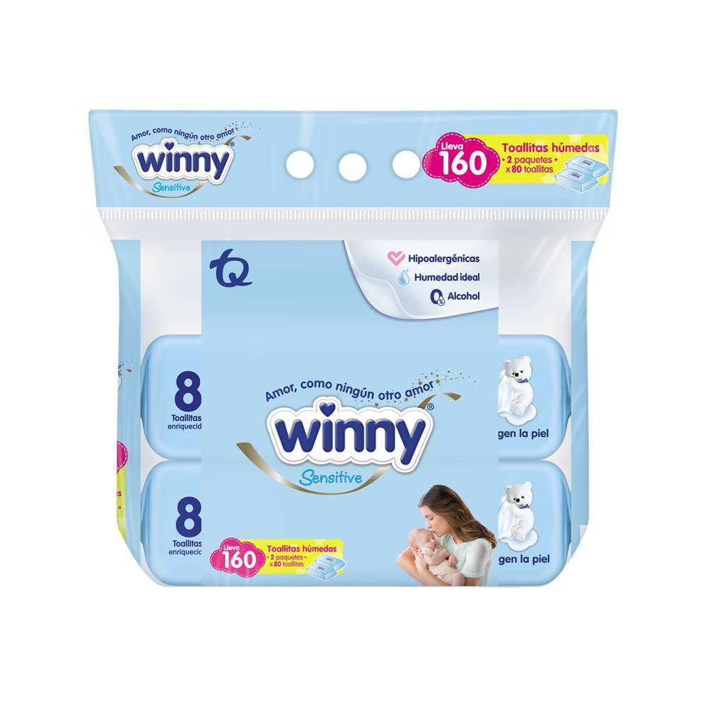 Toallitas húmedas WINNY sensittive (160 und)