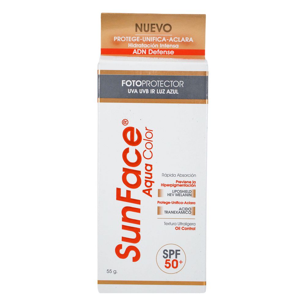 Fotoprotector SUNFACE AQUA COLOR SPF 50 (55 gr)