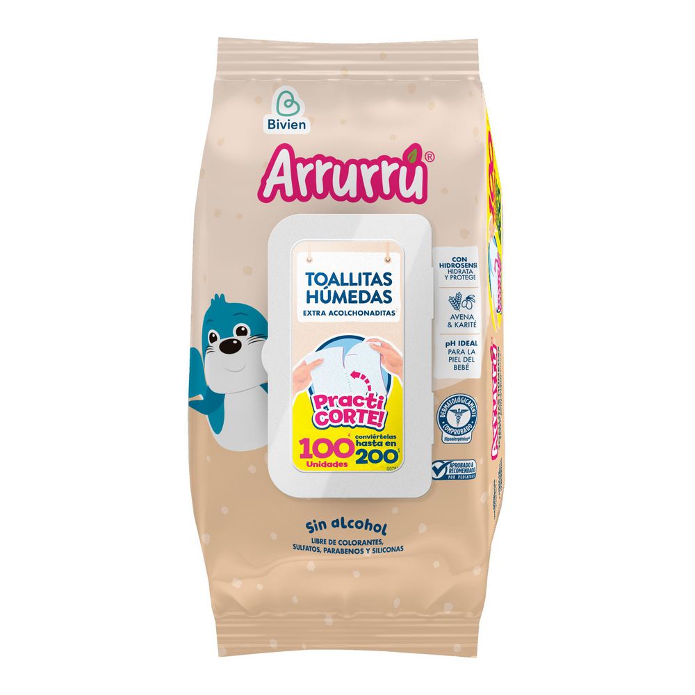 Toallitas ARRURRU BEBES (100 und)
