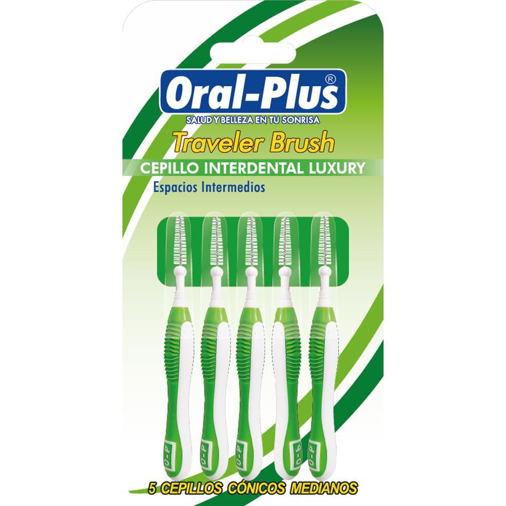 Cepillo Interdental  ORALPLUS ESPACIOS INTERMEDIOS LUXURY (5  und)