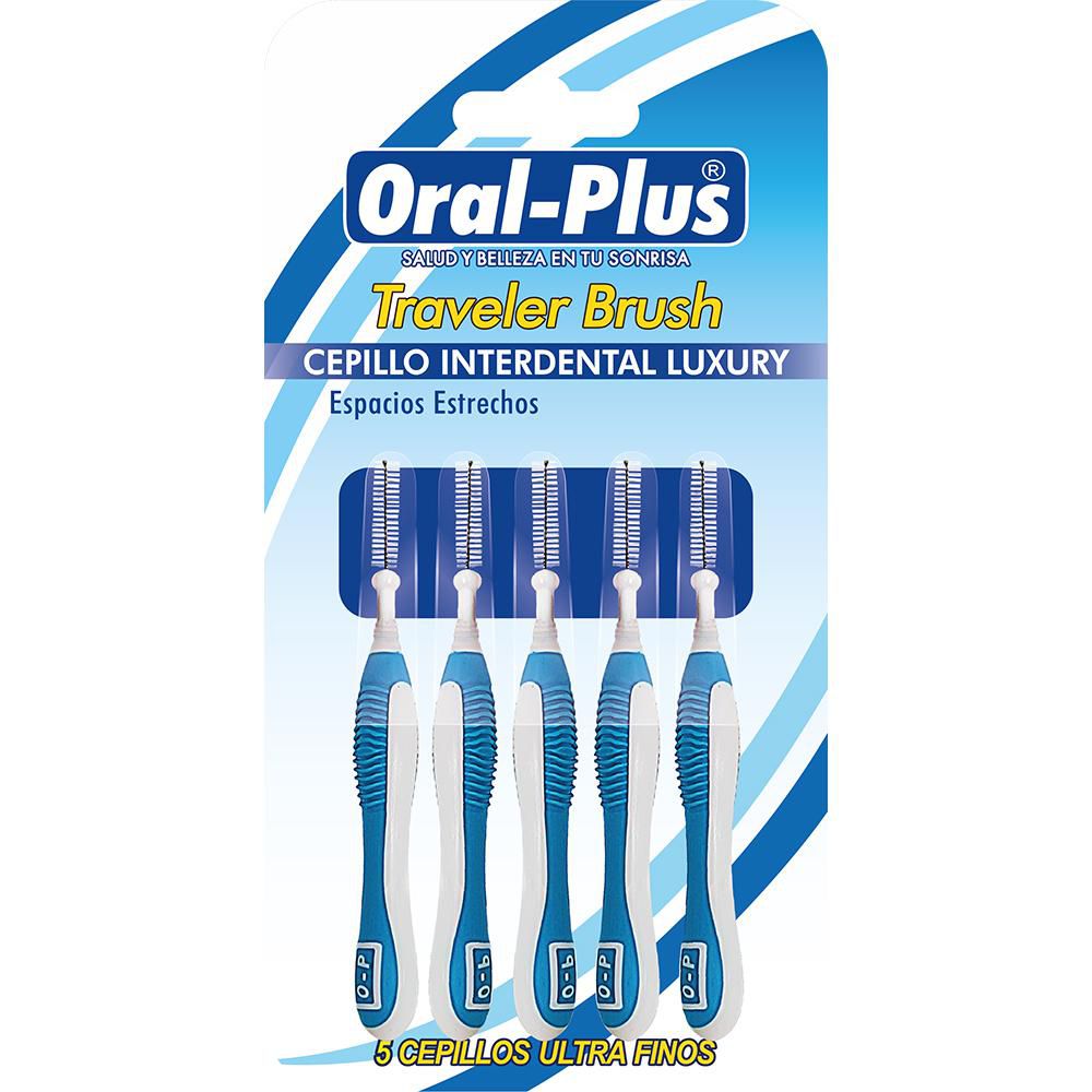 Cepillo Interdental  ORALPLUS ESPACIOS ESTRECHOS LUXURY (5  und)