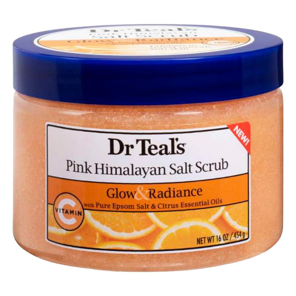 Sal DR TEALS Exfoliante Epsom Rosa Himalaya (454  gr)