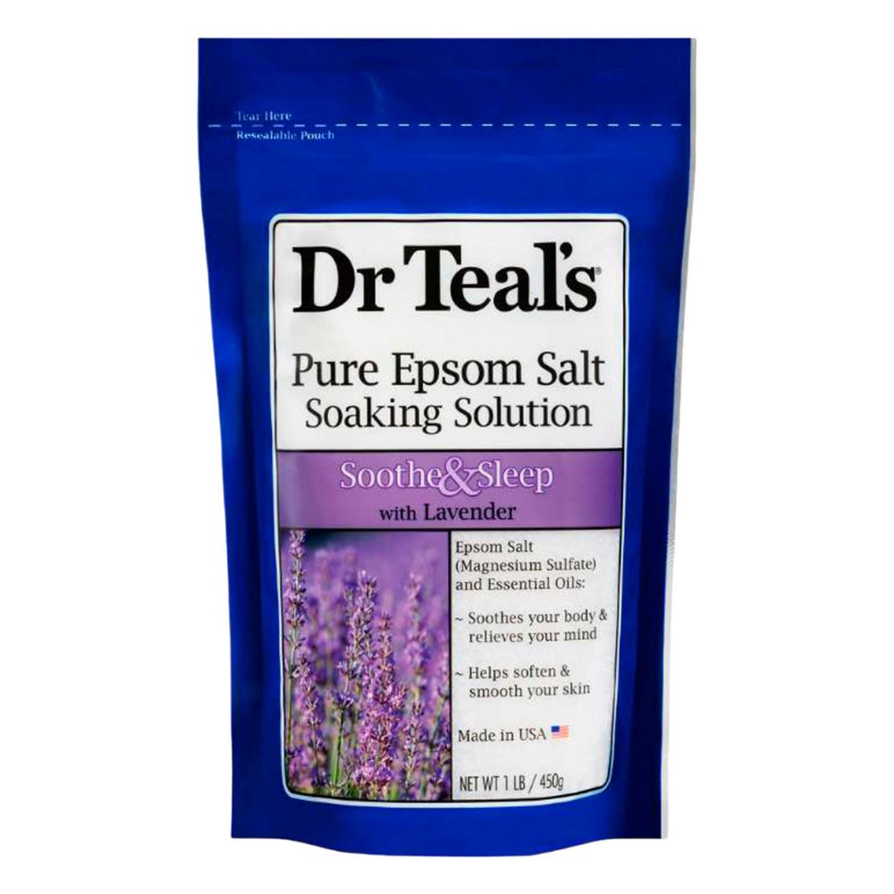 Sal DR TEALS Epsom Lavanda Mezcla Aceites (450  gr)