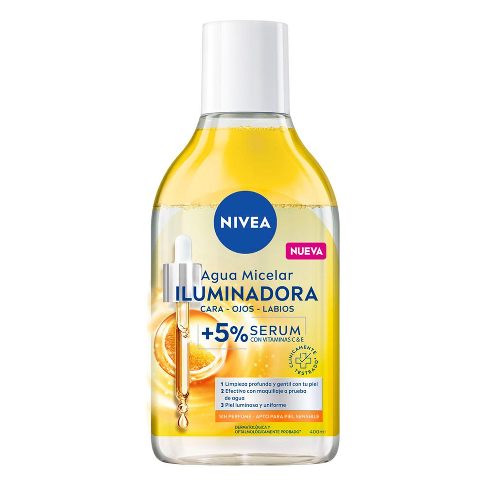 Agua micelar NIVEA reparadora (400 ml)