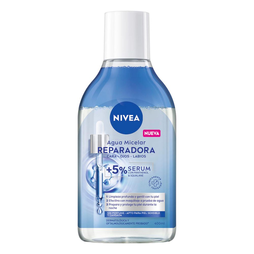 Agua micelar NIVEA iluminadora (400 ml)