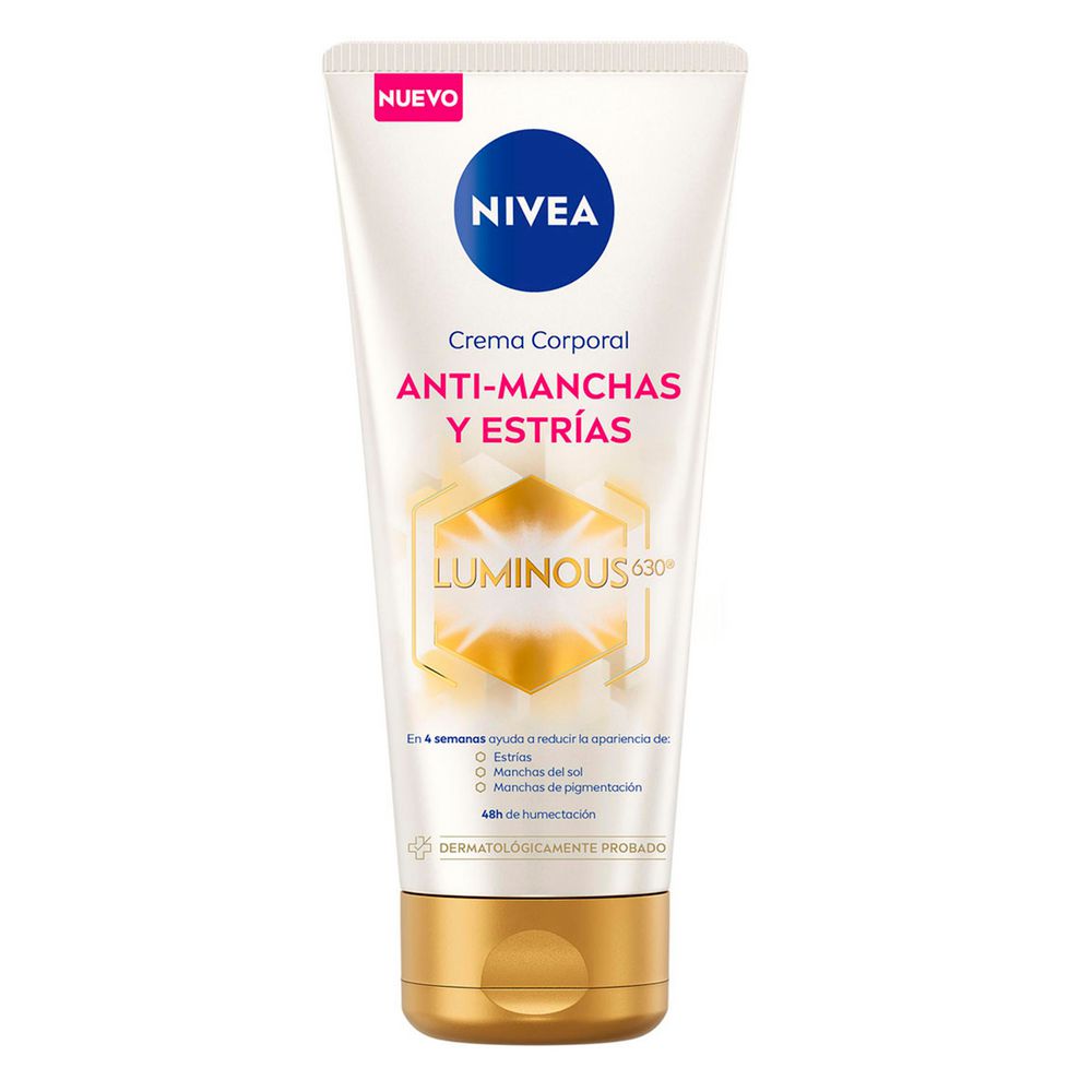 Crema corporal NIVEA antimanchas y estrías luminous 630 (200 ml)