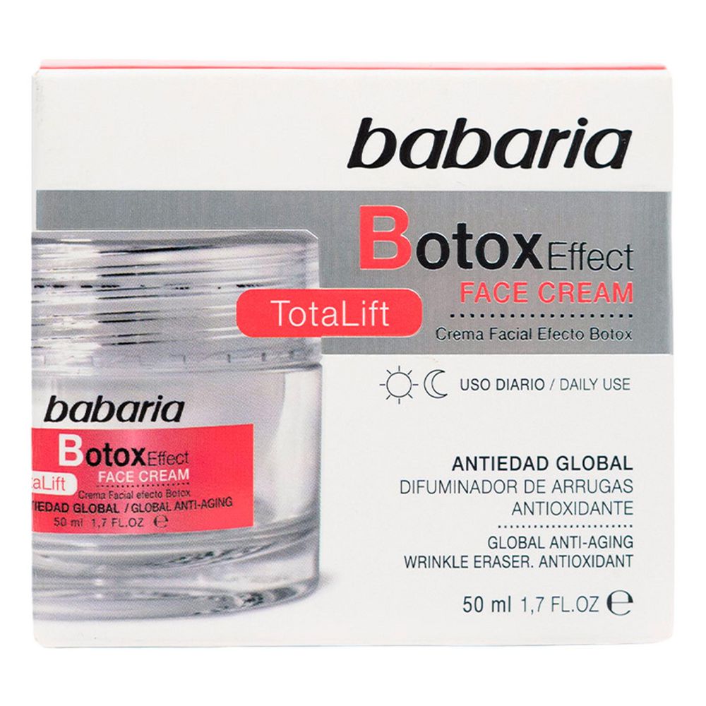 Crema BABARIA Facial Efecto Botox (50 ml)