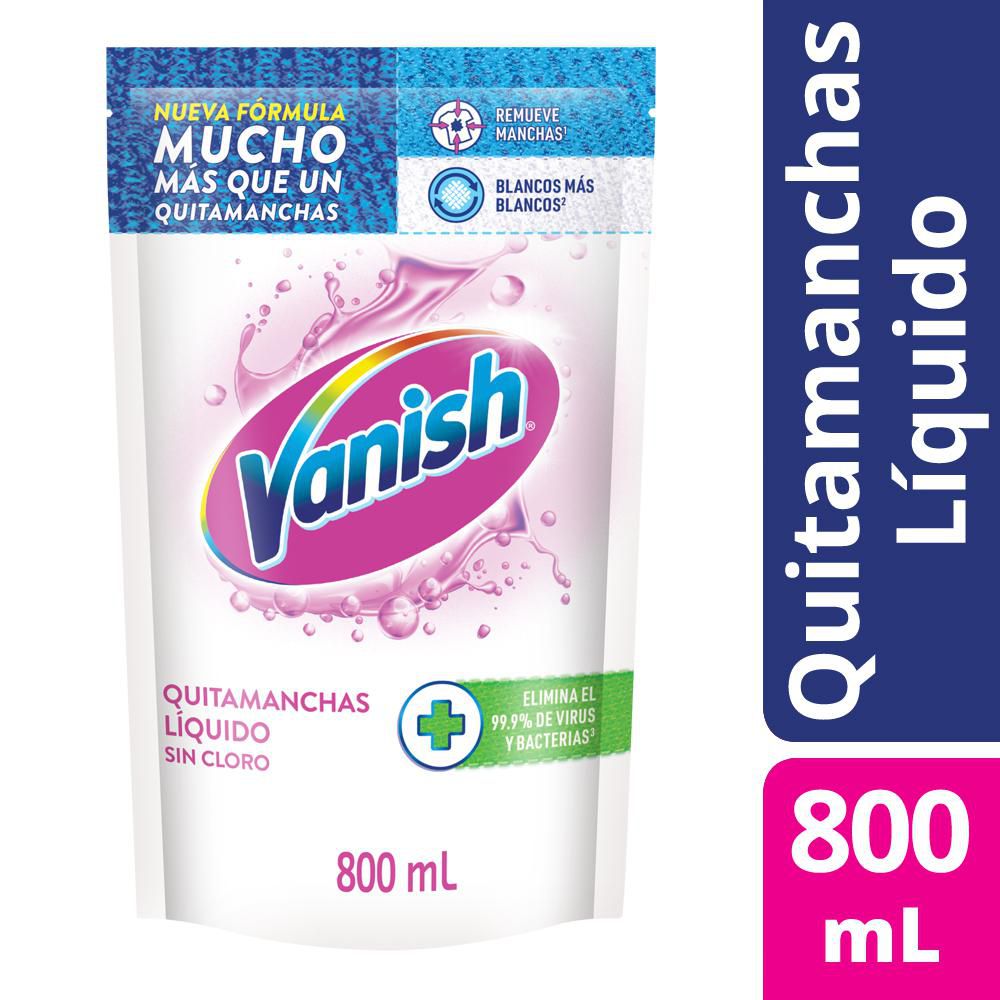 Quitamanchas VANISH líquido blanco (800 ml)