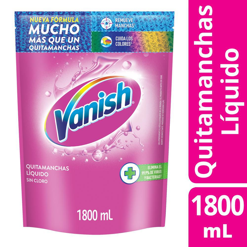 Quitamanchas VANISH líquido rosa (1800 ml)