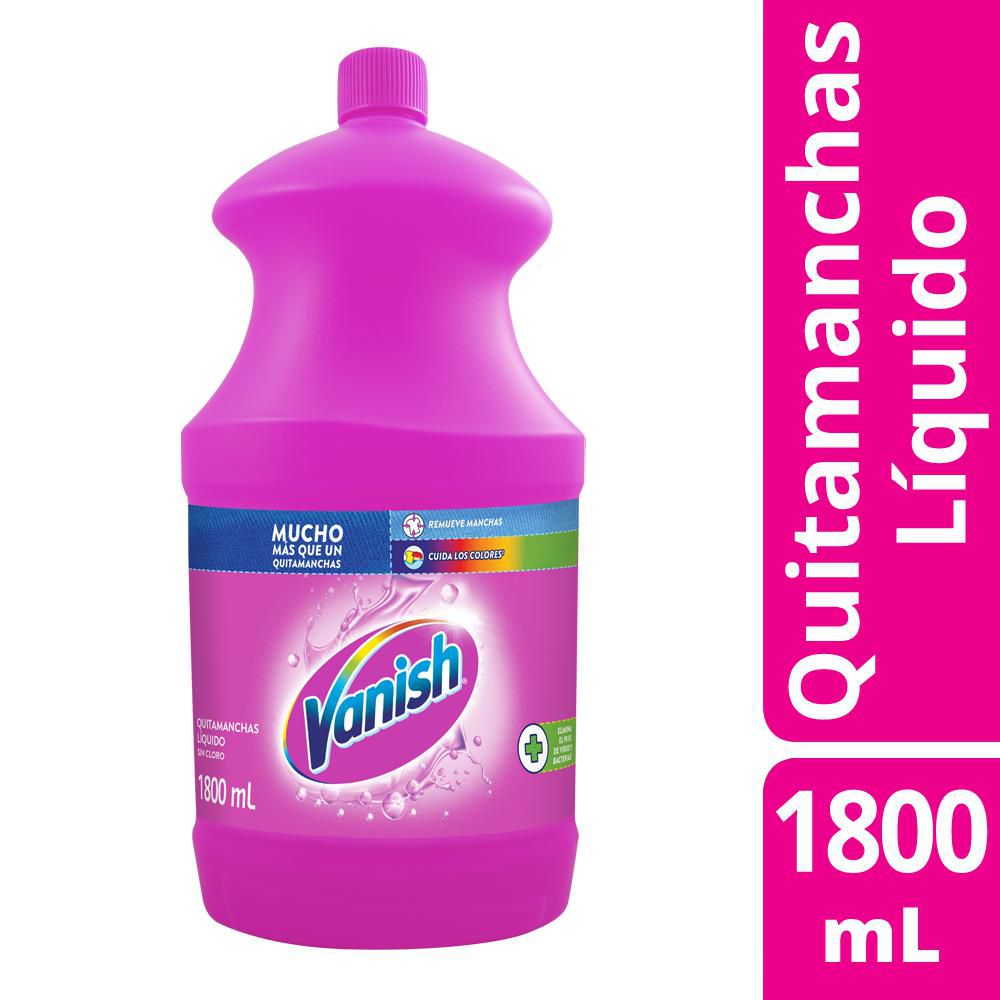 Quitamanchas VANISH líquido rosa (1800 ml)