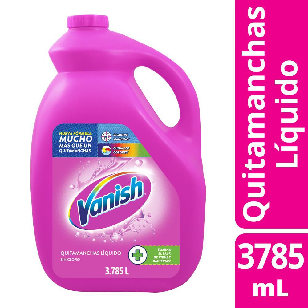 Quitamanchas VANISH líquido rosa (3785 ml)