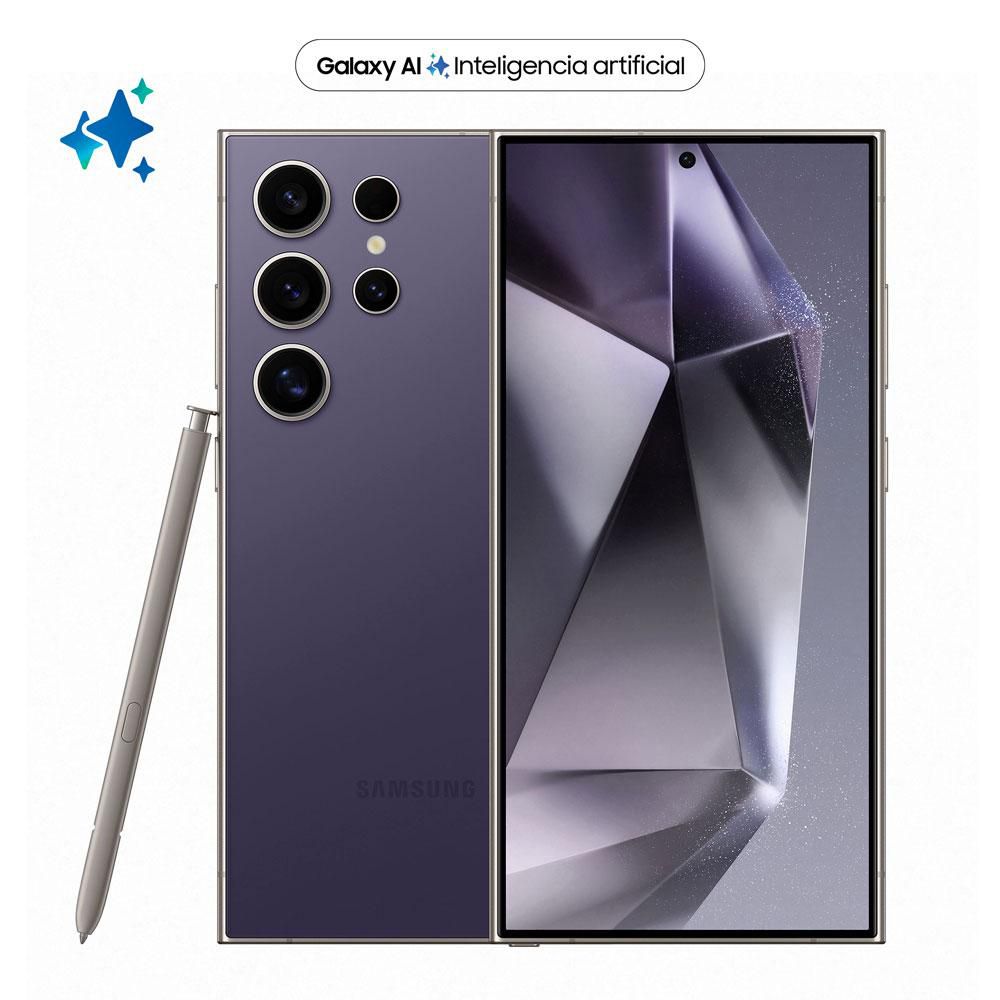Celular SAMSUNG Galaxy S24 ULTRA AI 5G 512 GB 12 GB RAM VIOLETA + Cover