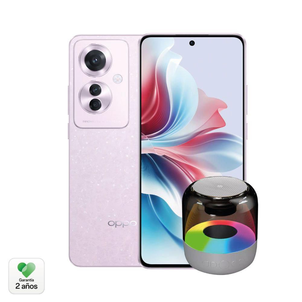 Celular OPPO Reno 11F 5G 256 GB 8 GB RAM Púrpura + Speaker