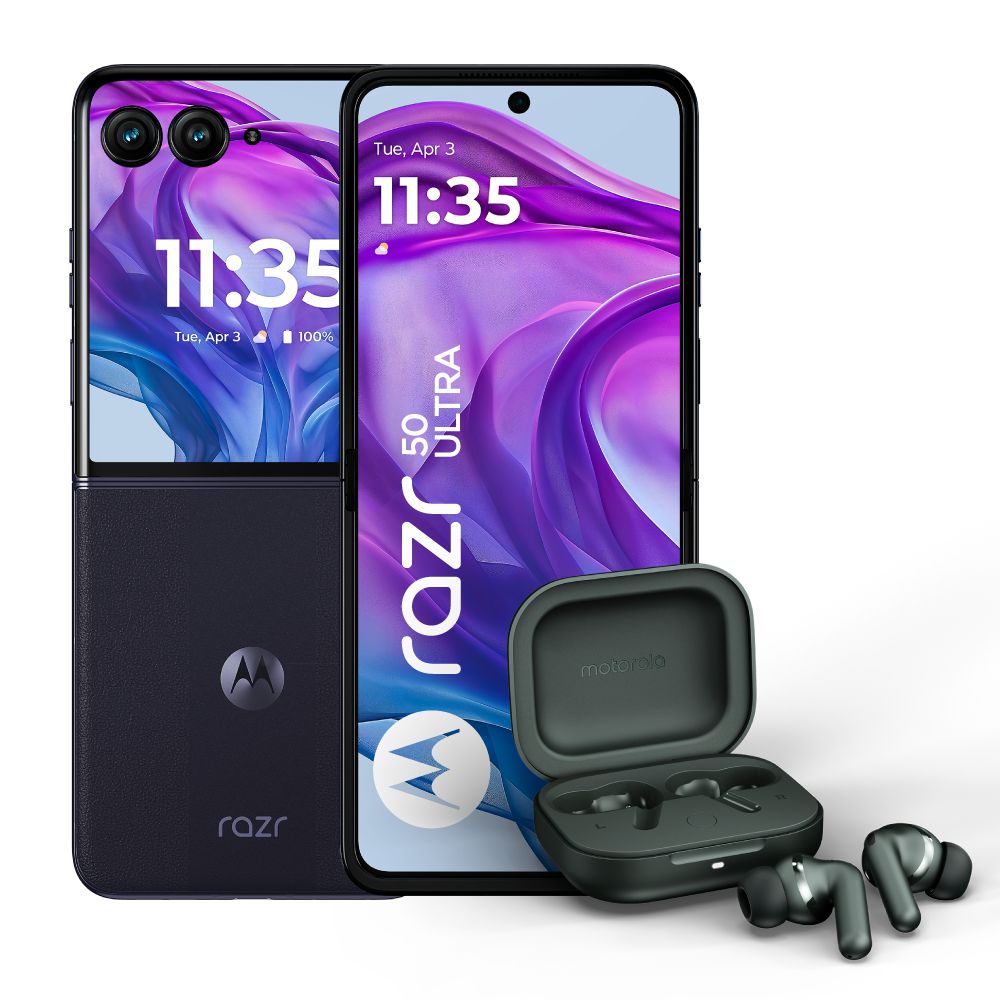 Celular MOTOROLA Razr 50 Ultra 5G 512 GB 12 GB RAM Azul Moto buds+