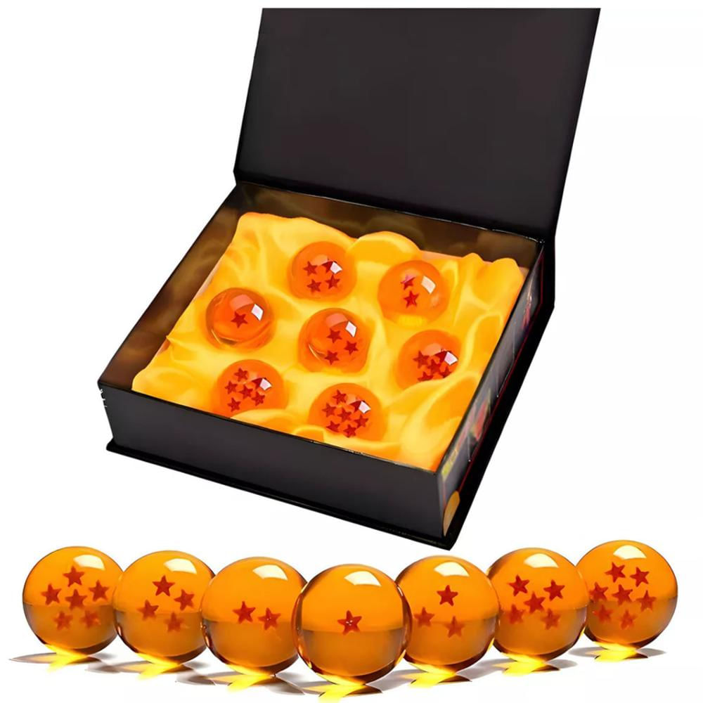 Esferas Del Dragón Caja Estuche De 7 Esferas De Cristal