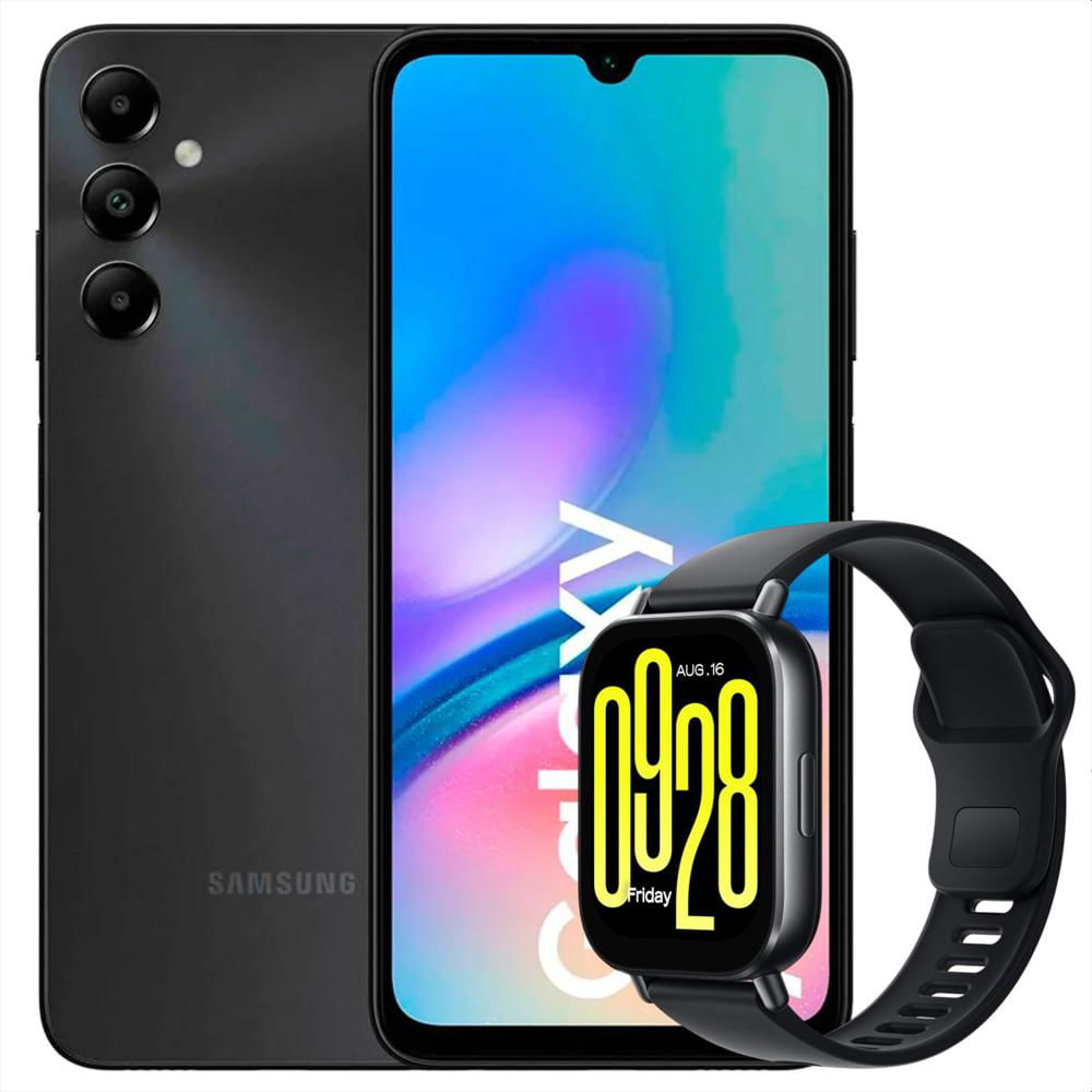 Combo: Samsung Galaxy A05s 128Gb /6Gb Blk + Redmi Watch 5 Active Blk
