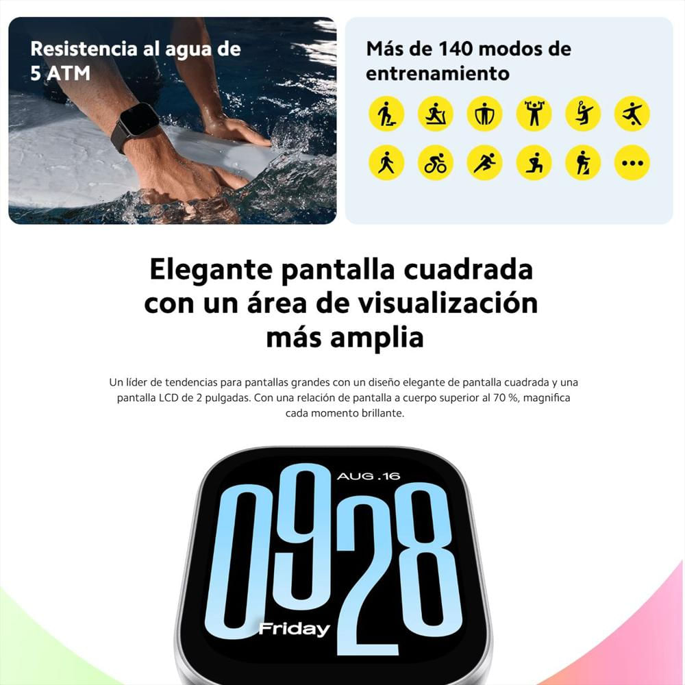 Combo: Samsung Galaxy A05s 128Gb /6Gb Blk + Redmi Watch 5 Active Blk img #4