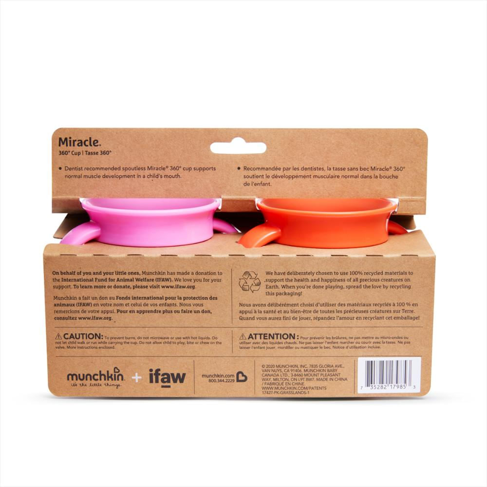 Vaso Entrenador Decorado Miracle 360° X 2 6 Onzas Munchkin img #2