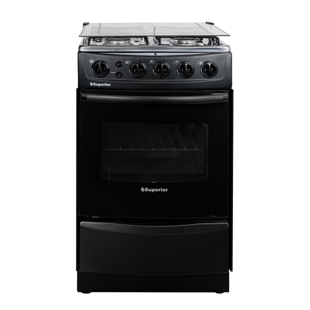 Estufa De Piso Superior Aluminium Con Horno 4P Sn 7004 08