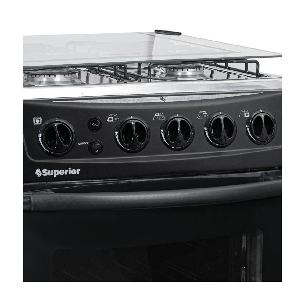 Estufa De Piso Superior Aluminium Con Horno 4P Sn 7004 08 img #3