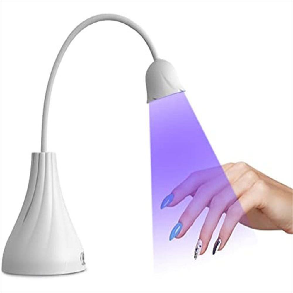 Lámpara Led Uv Para Uñas, Mini Lotus Hands Free Light Secado