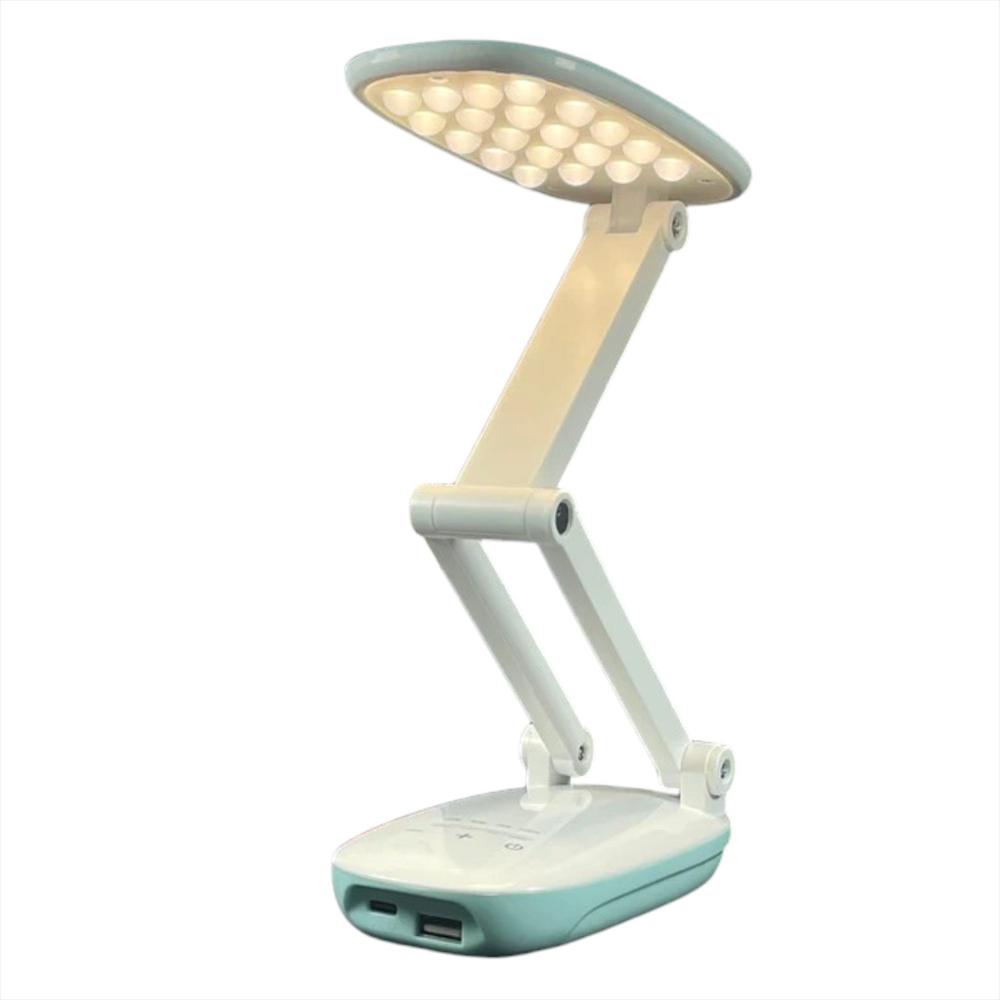Lampara De Escritorio Plegable Recargable Con Luz Led Portatil