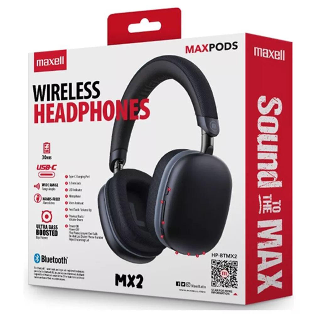 Diadema Maxell Mx2 Hp Btmx2 Bluetooth Negro img #3