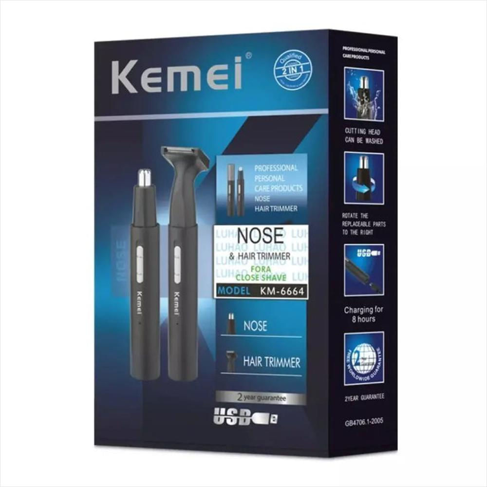 Depilador Nasal Y Patillera Kemei Km 6664 img #3