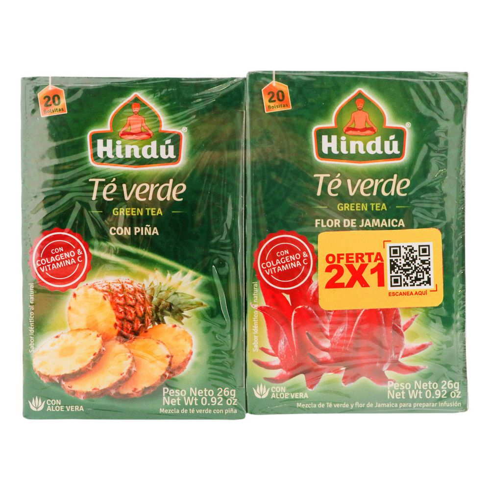 Te HINDU Verde Flor Jamaica (26 gr)