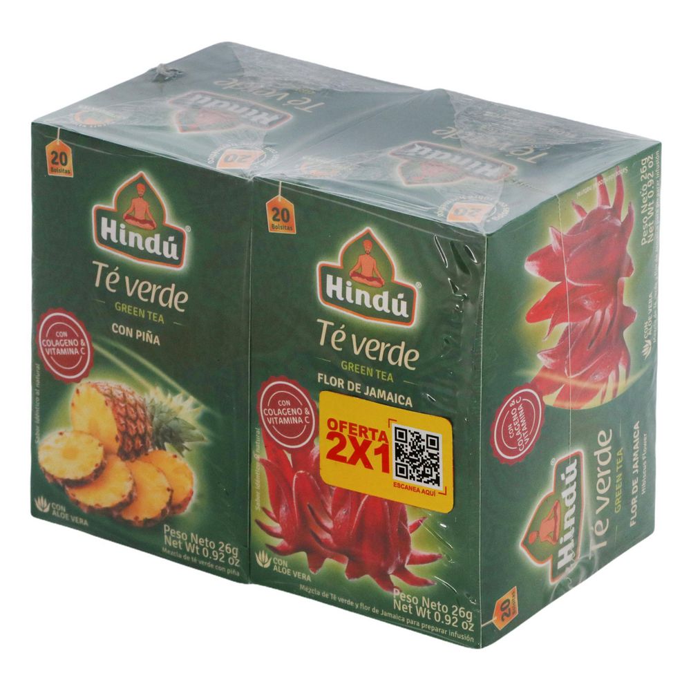Te HINDU Verde Flor Jamaica (26  gr) img #2