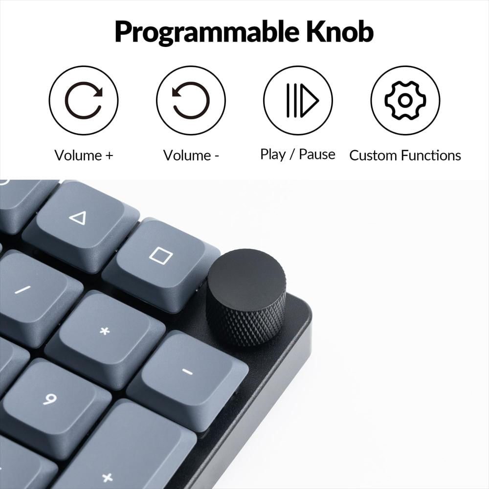 Teclado Mecánico Inalámbrico Ultra Delgado Keychron K17 Pro img #3