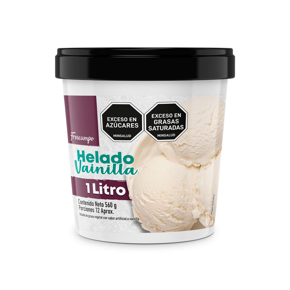 Helado FRESCAMPO vainilla (560 ml)